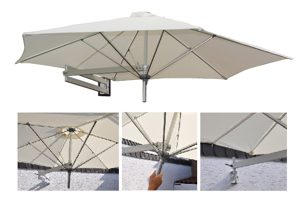 ΟΜΠΡΕΛΑ ΑΛΟΥΜΙΝΙΟΥ ΕΠΙΤΟΙΧΙΑ Φ250 κωδ. 1968