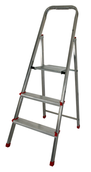 Οικιακή Σκάλα Αλουμινίου 2+1