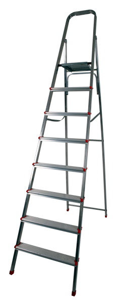 Οικιακή Σκάλα Αλουμινίου 7+1